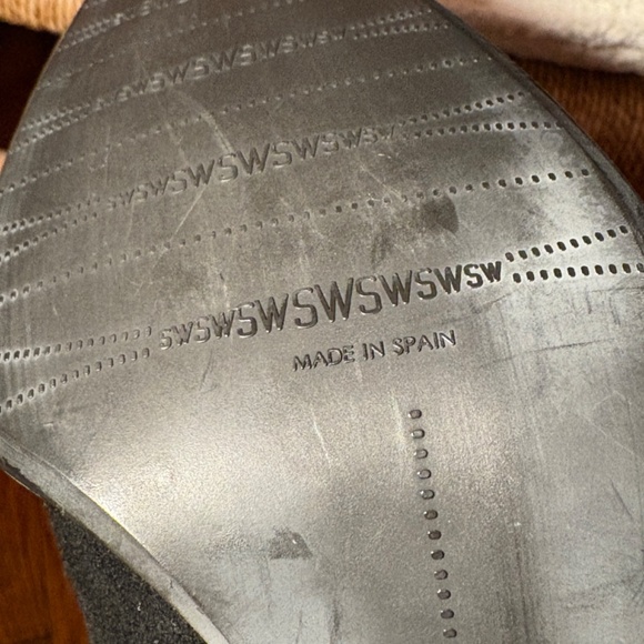 Vintage Stuart Weitzman Saunter Women’s Black Suede Slouchy Boot Pointed Size 8 - Picture 8 of 8